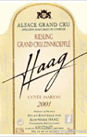 Domaine Jean-Marie Haag - Grand Cru Zinnkoepflé - Cuvée Marion