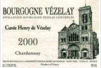 Henry de Vézelay - Cuvée Henry de Vézelay