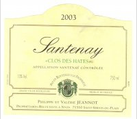 Domaine Philippe et Valérie Jeannot - Clos des Hates