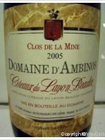 Domaine d'Ambinos - Clos de la Mine