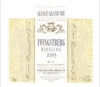 François Braun et ses Fils - Grand Cru Pfingstberg