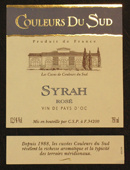 Couleurs du Sud Syrah