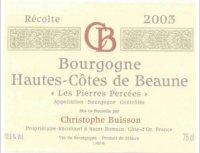 Christophe Buisson - Les Pierres Percées