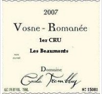 Domaine Cécile Tremblay - 1er Cru - Les Beaumonts