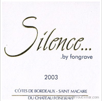 Château Fongrave, Silence by Fongrave