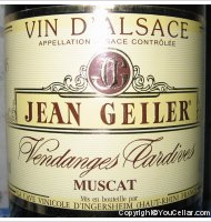 Jean Geiler Muscat Vendanges Tardives