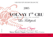 Maurice et Anne-Marie Chapuis - 1er Cru Les Taillepieds