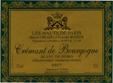 Domaine Les Hauts de Paris - Blanc de Noir - Brut