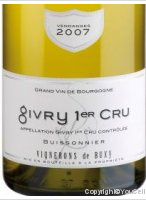 Vignerons de Buxy, Premier Cru Buissonnier