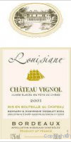 Château Vignol - Louisiane
