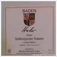 Bernhard Huber - Spätburgunder Rotwein Junge Reben