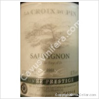 La Croix du Pin, Sauvignon Cuvée Prestige