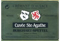 Domaine Burghart Spettel - Cuvée Sainte Agathe