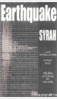 Earthquake Syrah