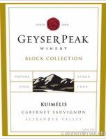 Geyser Peak Block Collection Kuimelis Cabernet Sauvignon