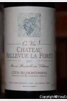 Château Bellevue La Forêt - Ce vin