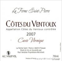La Ferme Saint Pierre Cuvée Véronique