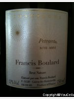 Francis Boulard Petraea Brut Nature