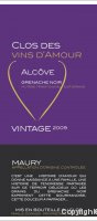 Clos des vins d'Amour, Alcôve Grenache Noir