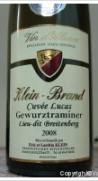 Klein Brand - Lieu dit Breitenberg Cuvée Lucas