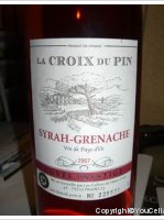 La Croix du Pin, Syrah Grenache
