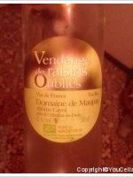 Domaine de Maupas - Vendange de raisins oubliés