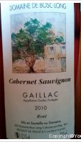 Domaine de Bosc Long, Cabernet Sauvignon