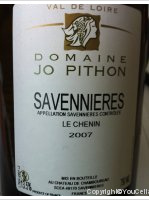 Domaine Jo Pithon, Le Chenin