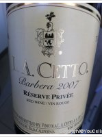 Luis Alberto Cetto, Barbera Reserva Privada