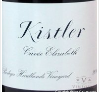 Kistler Vineyards - Pinot Noir - Cuvee Elizabeth - Bodega Headlands 