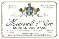 Domaine Leflaive - 1er cru Sous le dos d'ane