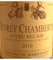 Château de Marsannay - 1er Cru Bel Air
