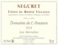 Domaine de l'Amauve - Les Mérrelies