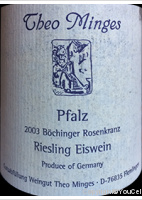 Théo Minges - Böchinger Rosenkranz Riesling Eiswein