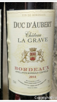Duc D'Aubert - Château la Grave