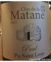 Clos de la Matane - Cuvée Paul